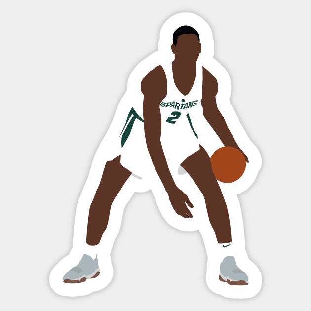 Jaren Jackson Jr Michigan State Sticker by xRatTrapTeesx